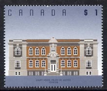 Canada 1991-96 Court House $1 P14.5 x 14 unmounted mint SG1479, stamps on , stamps on  stamps on legal, stamps on  stamps on  law , stamps on  stamps on architecture