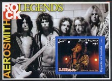 Somalia 2002 Rock Legends - Aerosmith imperf s/sheet unmounted mint, stamps on music, stamps on pops, stamps on 