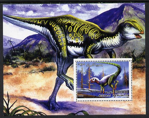 Somalia 2002 Dinosaurs perf s/sheet #9 unmounted mint, stamps on , stamps on  stamps on dinosaurs, stamps on  stamps on 