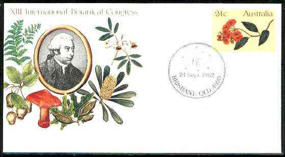 Australia 1981 International Botanical Congress 24c postal stationery envelope with special 