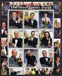 Tadjikistan 2000 The 72nd Academy Awards perf sheetlet containing set of 9 values unmounted mint, stamps on films, stamps on movies, stamps on cinema, stamps on entertainments, stamps on personalities