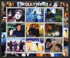 Tatarstan Republic 2000 Hollywood perf sheetlet containing set of 9 values unmounted mint, stamps on films, stamps on movies, stamps on cinema, stamps on entertainments, stamps on personalities