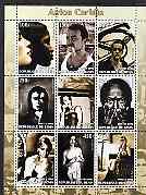Benin 2002 Photographic Art by Anton Corbijn perf sheet containing 9 values, unmounted mint, stamps on arts, stamps on women, stamps on nudes, stamps on 