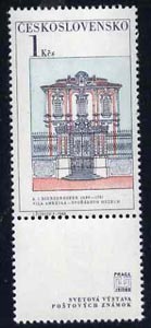 Czechoslovakia 1969 Dvoraks Museum 1k unmounted mint, from Stamp Ex (4th Issue), SG1751, stamps on music