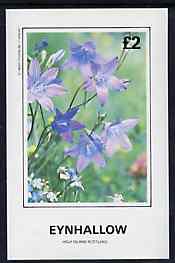 Eynhallow 1982 Flowers #30 imperf deluxe sheet (£2 value) unmounted mint, stamps on flowers