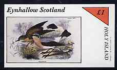 Eynhallow 1982 Birds #42 imperf souvenir sheet (£1 value) unmounted mint, stamps on birds, stamps on 