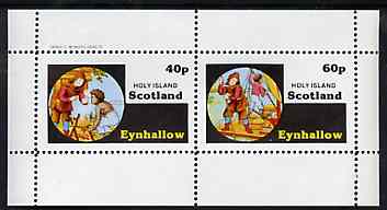 Eynhallow 1982 Fairy Tales (Robinson Crusoe) perf set of 2 values unmounted mint, stamps on fairy tales, stamps on literature  , stamps on scots, stamps on scotland