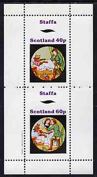 Staffa 1982 Fairy Tales (Little Red Riding Hood) perf set of 2 values unmounted mint, stamps on , stamps on  stamps on fairy tales, stamps on  stamps on literature, stamps on  stamps on wolves, stamps on  stamps on wolf