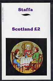 Staffa 1982 Fairy Tales (Little Red Riding Hood) imperf deluxe sheet (£2 value) unmounted mint, stamps on fairy tales, stamps on literature