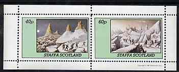 Staffa 1981 Mountaineering perf set of 2 values unmounted mint, stamps on , stamps on  stamps on mountaineering, stamps on  stamps on mountains, stamps on  stamps on climbing