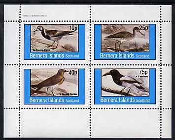 Bernera 1982 Birds #38 perf set of 4 values unmounted mint, stamps on , stamps on  stamps on birds