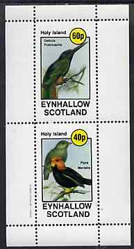 Eynhallow 1981 Birds #45 (Rhea & Manakin) perf set of 2 values unmounted mint, stamps on birds