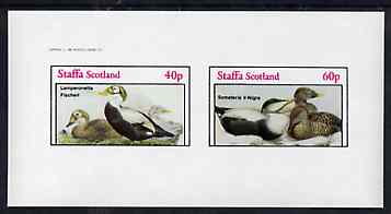 Staffa 1982 Birds #82 perf set of 2 values unmounted mint, stamps on birds