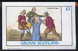 Grunay 1982 The Orient (Putting the Fingers) imperf deluxe sheet (£2 value) unmounted mint, stamps on cultures, stamps on 