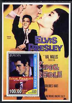 Karabakh 2003 Europa (Movie Posters) - Elvis perf souvenir sheet unmounted mint, stamps on , stamps on  stamps on music, stamps on  stamps on personalities, stamps on  stamps on elvis, stamps on  stamps on entertainments, stamps on  stamps on films, stamps on  stamps on cinema