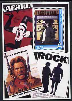 Dnister Moldavian Republic (NMP) 2003 Europa (Movie Posters) - Josey Wales, Rocky etc perf souvenir sheet unmounted mint