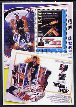 Abkhazia 2003 Europa (Movie Posters) - James Bond perf souvenir sheet unmounted mint, stamps on , stamps on  stamps on entertainments, stamps on  stamps on films, stamps on  stamps on cinema, stamps on  stamps on  spy , stamps on  stamps on 