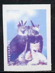 Honduras 2001 America - AIDS Awareness Campaign 20L Harpy Eagle imperf proof in blue & magenta only unmounted mint as SG1615, stamps on birds, stamps on eagles, stamps on birds of prey, stamps on aids, stamps on 