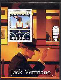 Eritrea 2001 Art of Jack Vettriano #2 perf s/sheet unmounted mint , stamps on , stamps on  stamps on arts, stamps on  stamps on 