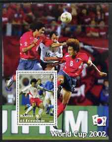 Island of Freedom 2002 Football World Cup #02 perf s/sheet unmounted mint, stamps on football, stamps on sport