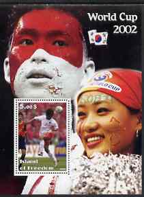 Island of Freedom 2002 Football World Cup #07 perf s/sheet unmounted mint, stamps on , stamps on  stamps on football, stamps on  stamps on sport