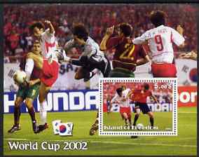 Island of Freedom 2002 Football World Cup #08 perf s/sheet unmounted mint, stamps on football, stamps on sport