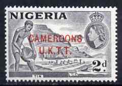 Cameroun 1960-61 Tin 2d (from def set) unmounted mint SG T4, stamps on mining, stamps on  tin , stamps on 