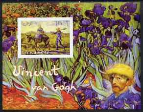 Eritrea 2003 Vincent Van Gogh imperf souvenir sheet unmounted mint, stamps on , stamps on  stamps on arts, stamps on  stamps on van gogh