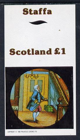 Staffa 1982 Fairy Tales (High Society) imperf souvenir sheet (£1 value) unmounted mint, stamps on fairy tales, stamps on literature, stamps on children, stamps on 