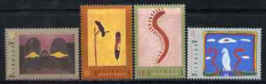 Australia 1993 Int Year of Indigenous People - Aboriginal Art perf set of 4 unmounted mint, SG 1417-20, stamps on , stamps on  stamps on arts, stamps on  stamps on cultures