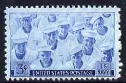 United States 1948 US Navy 3c unmounted mint, SG 932, stamps on , stamps on  stamps on uniforms, stamps on  stamps on ships