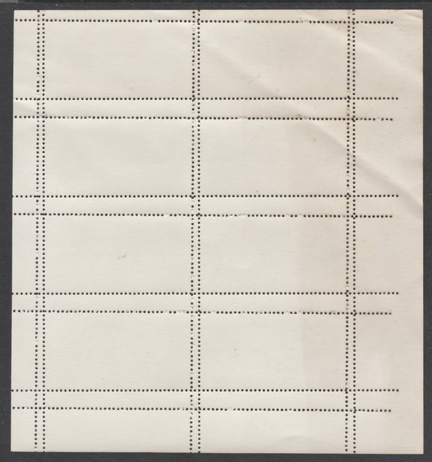 Tanzania 1986 Centenary of Motoring - Rolls Royce 30s in complete SPECIMEN sheet of 8 with double perforations, ex archives, slight soiling, stamps on 