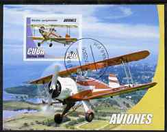 Cuba 2006 Aircraft imperf m/sheet fine cto used SG MS4967, stamps on , stamps on  stamps on aviation