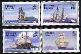 Pitcairn Islands 1998 Ships perf set of 4 unmounted mint SG 530-33, stamps on ships