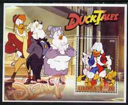 Liberia 2006 Walt Disney - Duck Tales (Donald Duck) perf m/sheet fine cto used, stamps on , stamps on  stamps on disney, stamps on  stamps on films, stamps on  stamps on children, stamps on  stamps on movies, stamps on  stamps on 