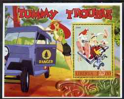 Liberia 2006 Walt Disney - Tummy Trouble perf m/sheet fine cto used, stamps on , stamps on  stamps on disney, stamps on  stamps on films, stamps on  stamps on children, stamps on  stamps on movies, stamps on  stamps on 