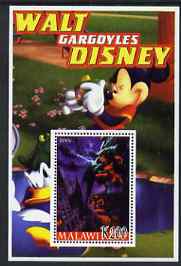Malawi 2006 Walt Disney - Gargoyles perf m/sheet unmounted mint, stamps on disney, stamps on films, stamps on cinema, stamps on movies, stamps on cartoons, stamps on cameras, stamps on photography