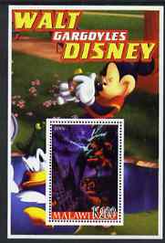 Malawi 2006 Walt Disney - Gargoyles perf m/sheet unmounted mint, stamps on , stamps on  stamps on disney, stamps on  stamps on films, stamps on  stamps on cinema, stamps on  stamps on movies, stamps on  stamps on cartoons, stamps on  stamps on cameras, stamps on  stamps on photography