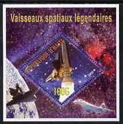 Haiti 2006 Legendary Spaceships #4 perf m/sheet containing 100G diamond shaped value plus Concorde, unmounted mint, stamps on , stamps on  stamps on space, stamps on  stamps on concorde, stamps on  stamps on aviation