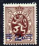 Belgium 1931 Surcharge 2c on 3c Lion unmounted mint, SG 579