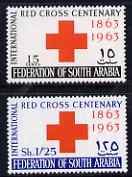 South Arabian Federation 1965 Red Cross perf set of 2  unmounted mint, SG 154-7