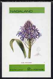 Nagaland 1973 Scilla peruvianum imperf souvenir sheet (2ch value) unmounted mint, stamps on , stamps on  stamps on flowers, stamps on  stamps on scilla