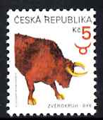 Czech Republic 1998-2001 Signs of the Zodiac - 5k Taurus the Bull unmounted mint SG 210, stamps on zodiac, stamps on astrology, stamps on bulls, stamps on bovine, stamps on zodiacs