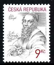 Czech Republic 2001 Jan Amos Komensky (philosopher) unmounted mint SG 289, stamps on personalities, stamps on education