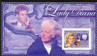 Guinea - Conakry 2006 Princess Diana imperf s/sheet #09 containing 1 value (in Tree) unmounted mint Yv 351, stamps on , stamps on  stamps on royalty, stamps on  stamps on diana, stamps on  stamps on 