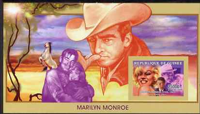 Guinea - Conakry 2006 Marilyn Monroe imperf s/sheet #4 containing 1 value (Misfits) unmounted mint Yv 358, stamps on personalities, stamps on movies, stamps on films, stamps on music, stamps on marilyn, stamps on marilyn monroe, stamps on kennedy