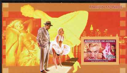 Guinea - Conakry 2006 Marilyn Monroe imperf s/sheet #5 containing 1 value (Seven Year Itch) unmounted mint Yv 359, stamps on personalities, stamps on movies, stamps on films, stamps on music, stamps on marilyn, stamps on marilyn monroe, stamps on kennedy