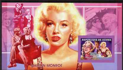 Guinea - Conakry 2006 Marilyn Monroe imperf s/sheet #3 containing 1 value (Film Scenes) unmounted mint Yv 327, stamps on , stamps on  stamps on personalities, stamps on  stamps on movies, stamps on  stamps on films, stamps on  stamps on music, stamps on  stamps on marilyn, stamps on  stamps on marilyn monroe, stamps on  stamps on kennedy, stamps on  stamps on 