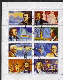 Bernera 1978 Composers perf set of 8 values (Strauss, Mahler, Wagner, Puccini, Elgar, Stravinski, Verdi & Beethoven) cto used, stamps on music, stamps on personalities, stamps on rainbow, stamps on composers, stamps on strauss, stamps on mahler, stamps on wagner, stamps on puccini, stamps on elgar, stamps on stravinsky, stamps on verdi, stamps on beethoven, stamps on personalities, stamps on beethoven, stamps on opera, stamps on music, stamps on composers, stamps on deaf, stamps on disabled, stamps on masonry, stamps on masonics
