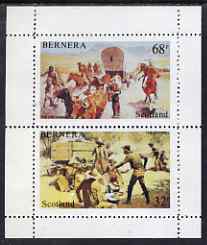 Bernera 1981? Wild West perf set of 2 values (32p & 68p) unmounted mint, stamps on , stamps on  stamps on americana, stamps on  stamps on indians